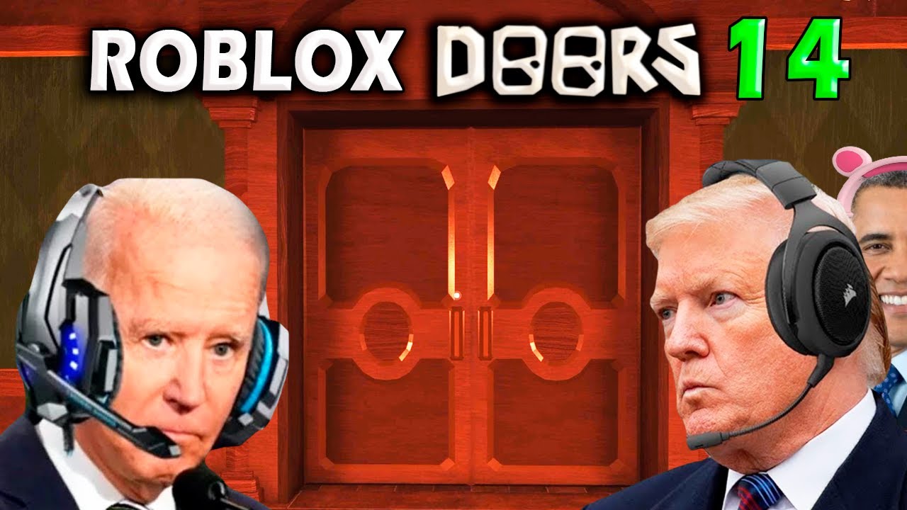 US Presidents Play Roblox Doors Part-14 [Gameplay + Using Crucifix]