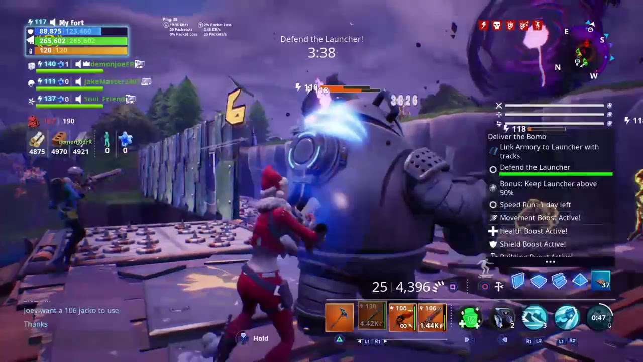 Fortnite playing with demonjoefrance