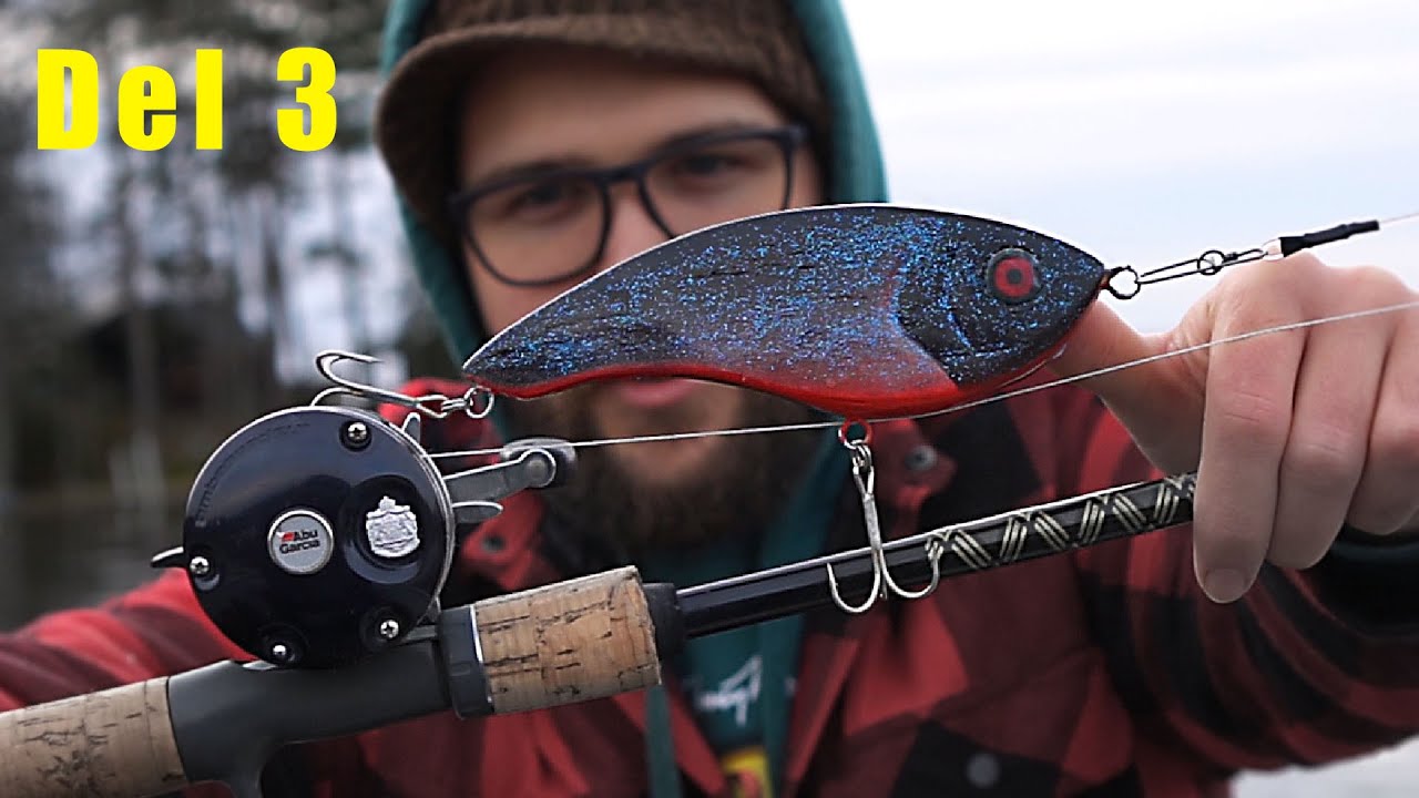 Provfiskar egenbyggt Jerkbait | Del 3 + Abborrfiske med NED