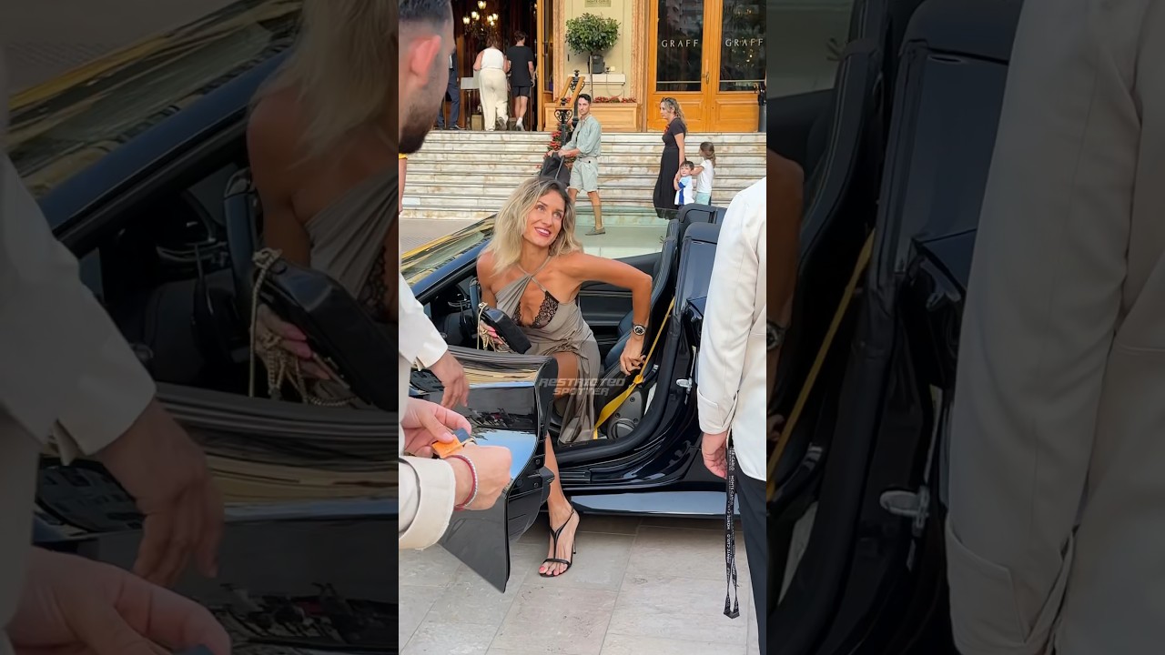 Lady Boss With Her Ferrari #monaco #billionaire #billionairelifestyle #style