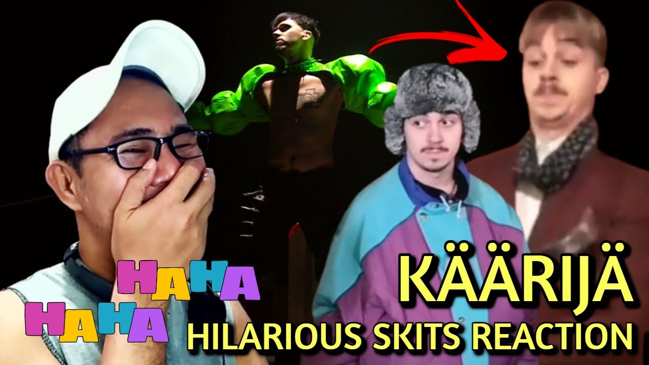 KÄÄRIJÄ before he was famous - HILARIOUS SKITS REACTION