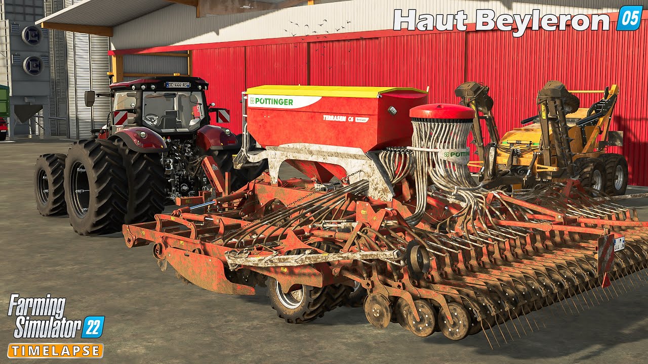 Farming Simulator 22🔸Haut-Beyleron #05🔸Buying a NEW Manure Spreader. Sowing Barley. Selling Silage