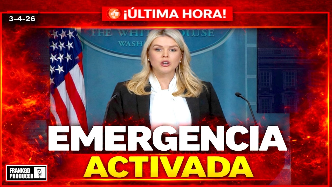 🚨 ¡PRENSA DE EMERGENCIA! Mensaje URGENTE desde la CASA BLANCA