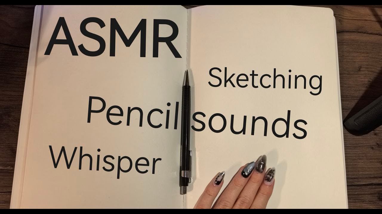 ~ASMR~ Guess who I am sketching [Whisper/ Painting/ Pencil sounds/ Russian language]