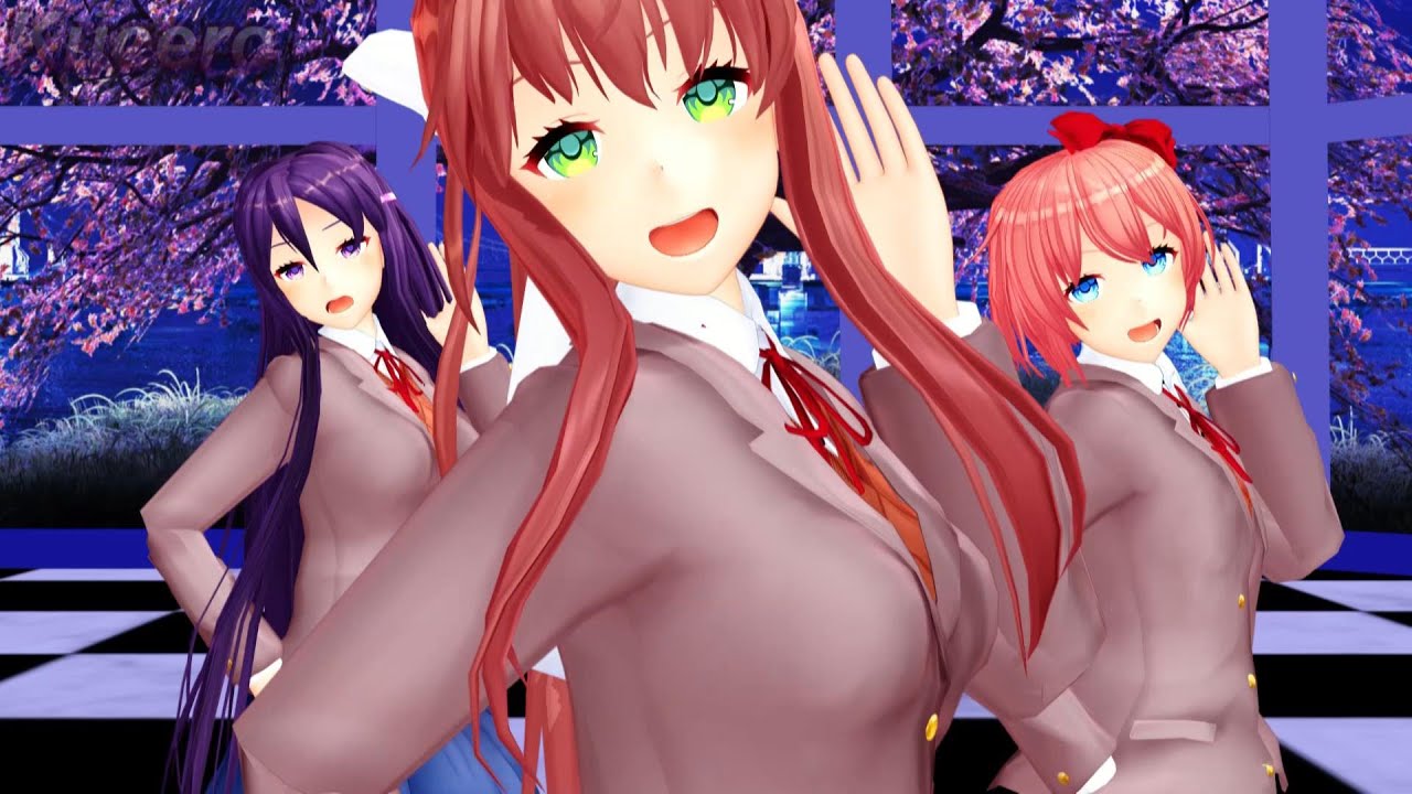 [MMD] Doki Doki Literature Club meets Blackpink-Playing With Fire 불장난 (Motion by Iven Padilla) #ddlc