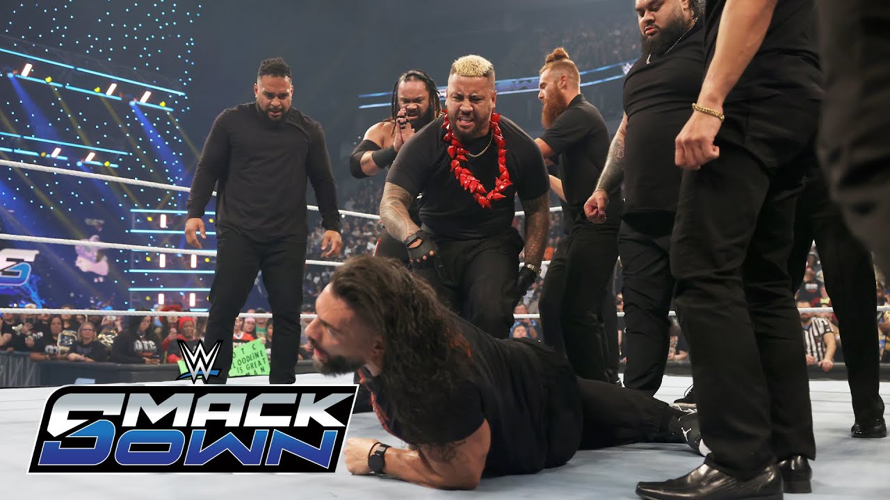 Bloodline и Бронсон Рид нападают на Романа Рейнса, Сэми Зейна и братьев Усо: SmackDown, 15 ноября...