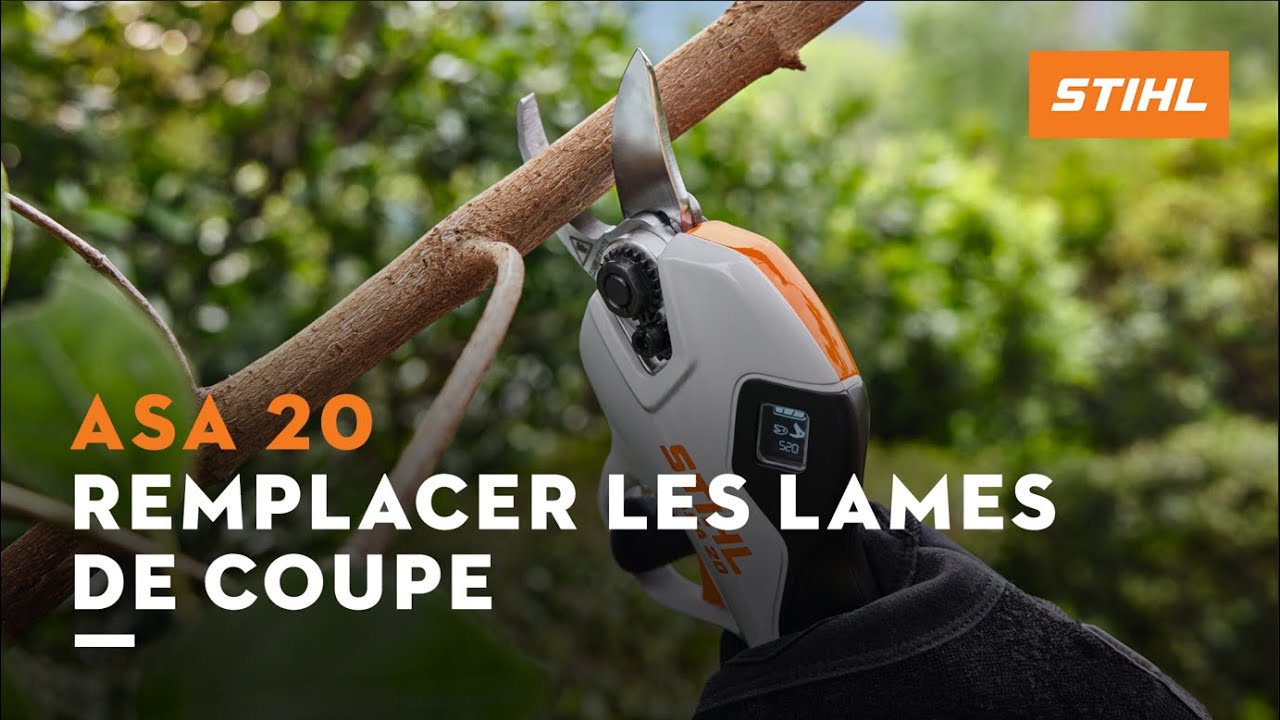 Tutoriel -  Remplacer facilement les lames de votre ASA 20 | STIHL