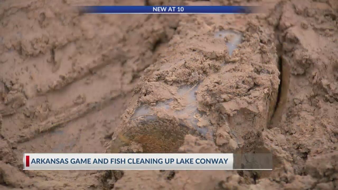 Arkansas Game and Fish Commission holding Lake Conway clean-up days