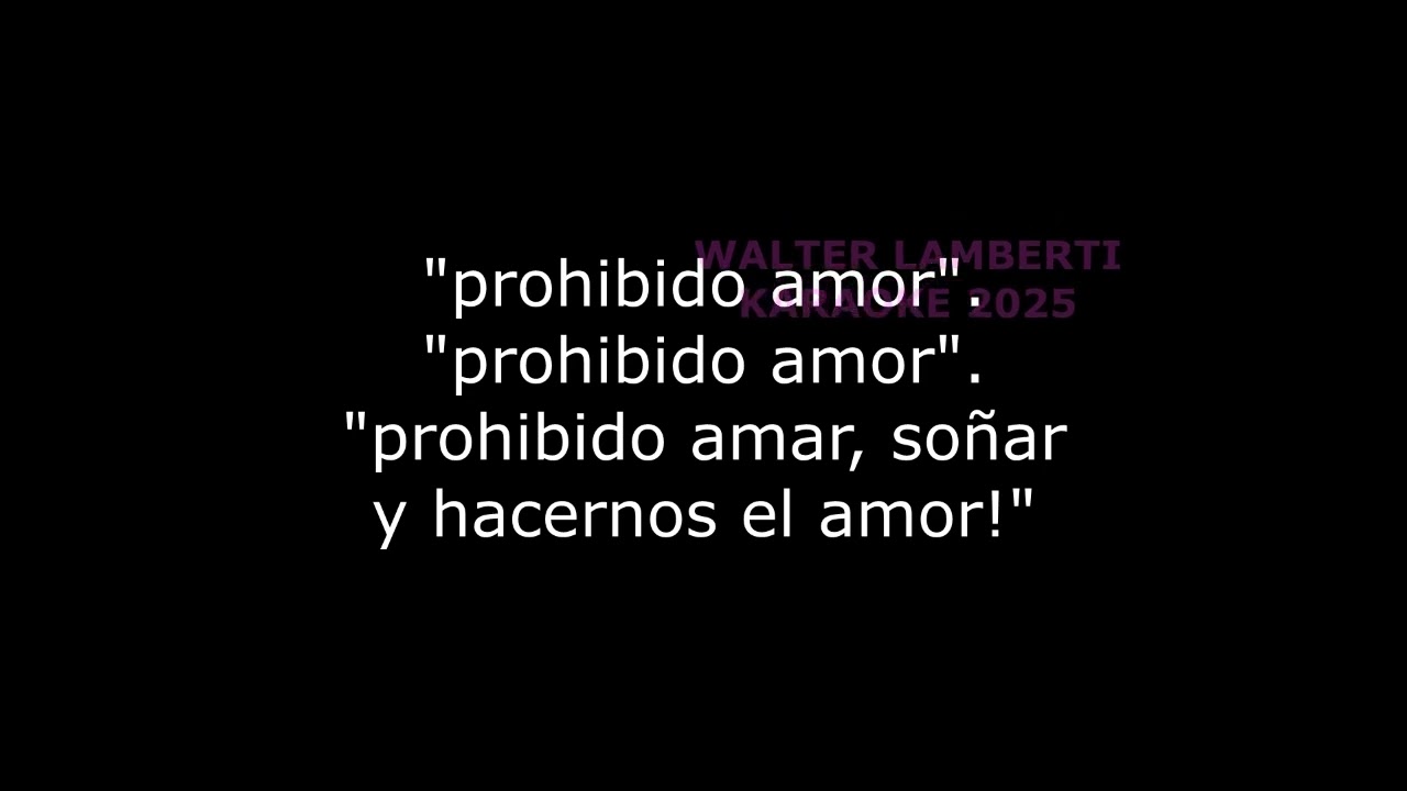 KARAOKE Chebere - Fernando Bladis -  Prohibido Amor (karaoke hecho por mi)