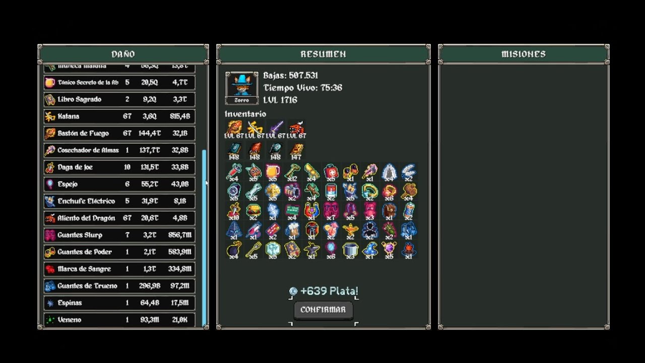 507,5K Megabonk - x10 Joe's Daggers, anvil on lategame