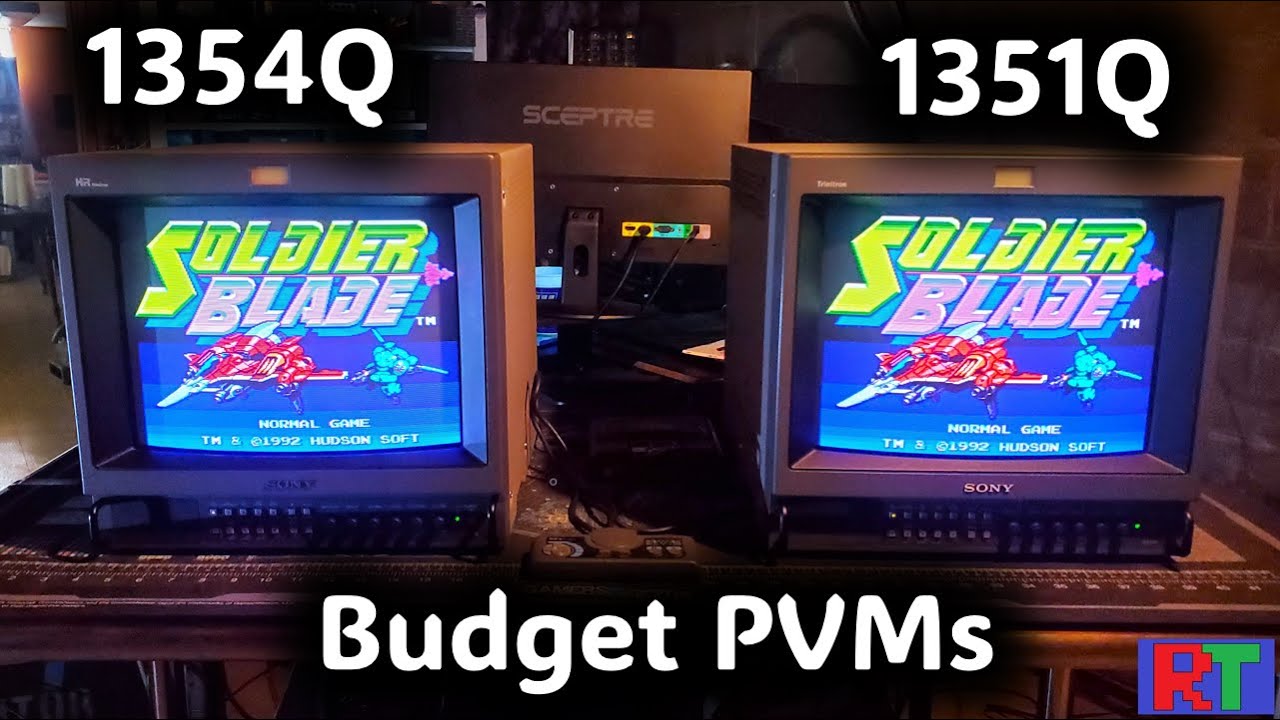 Are These the Best Bargain Sony PVMs?  The 1351Q vs The 1354Q