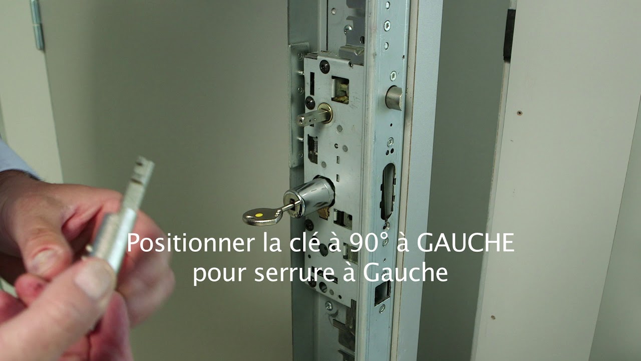 Serrure Alicea Fichet - Mise en place du p&ecirc;ne central