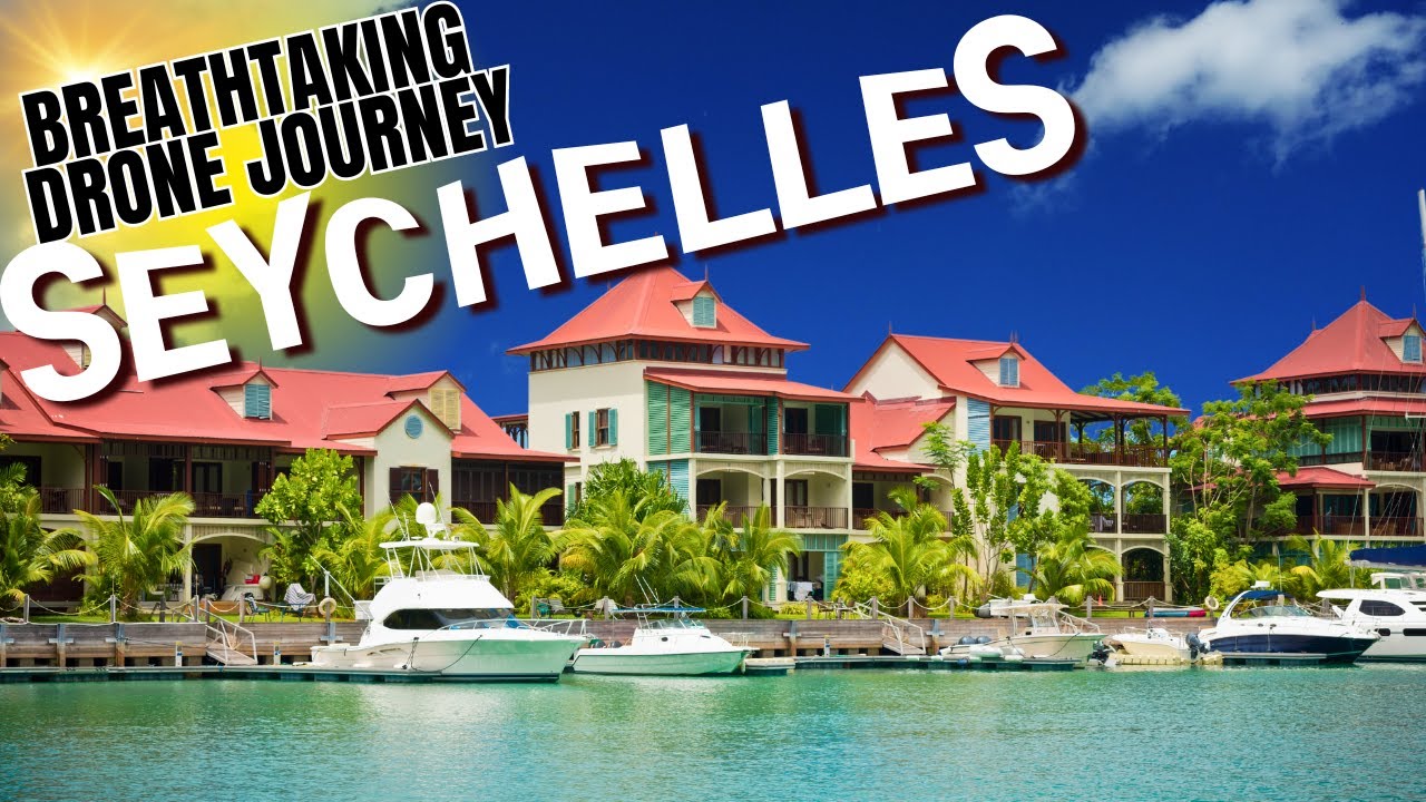 Seychelles 4k drone - La Digue Islands