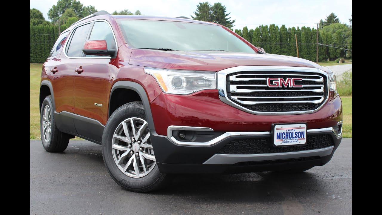 2017 GMC Acadia SLE-2 3.6L V6 Start Up, Complete Tour, and Review