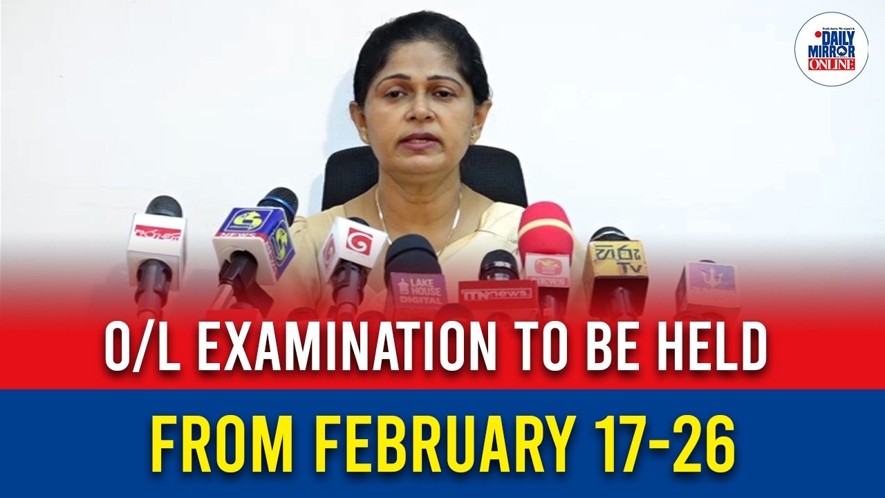 O/L examination to be held from February 17-26