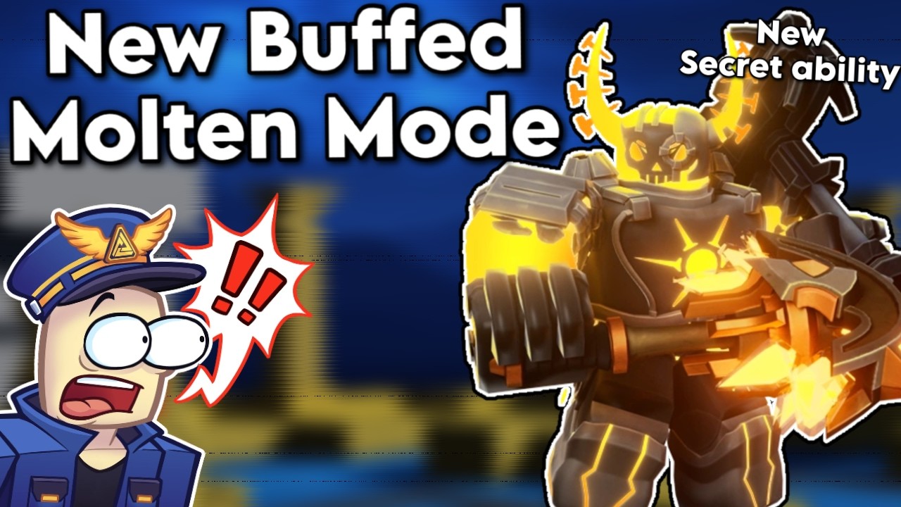 Solo Buffed Molten Mode Triumph | Tower Defense Simulator