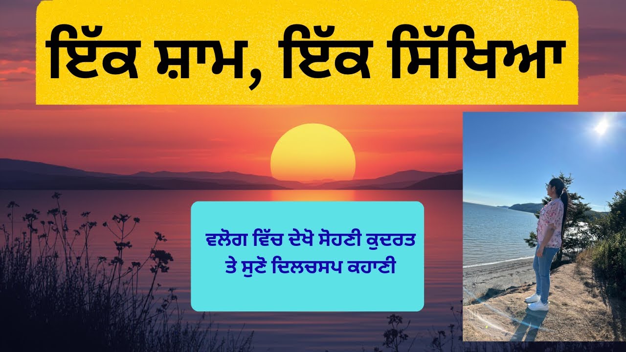 ਇੱਕ ਸ਼ਾਮ, ਇੱਕ ਸਿੱਖਿਆ / My Mini Vlog 4 #punjabivlogs #punjabistory #punjabimotivationalvideo 