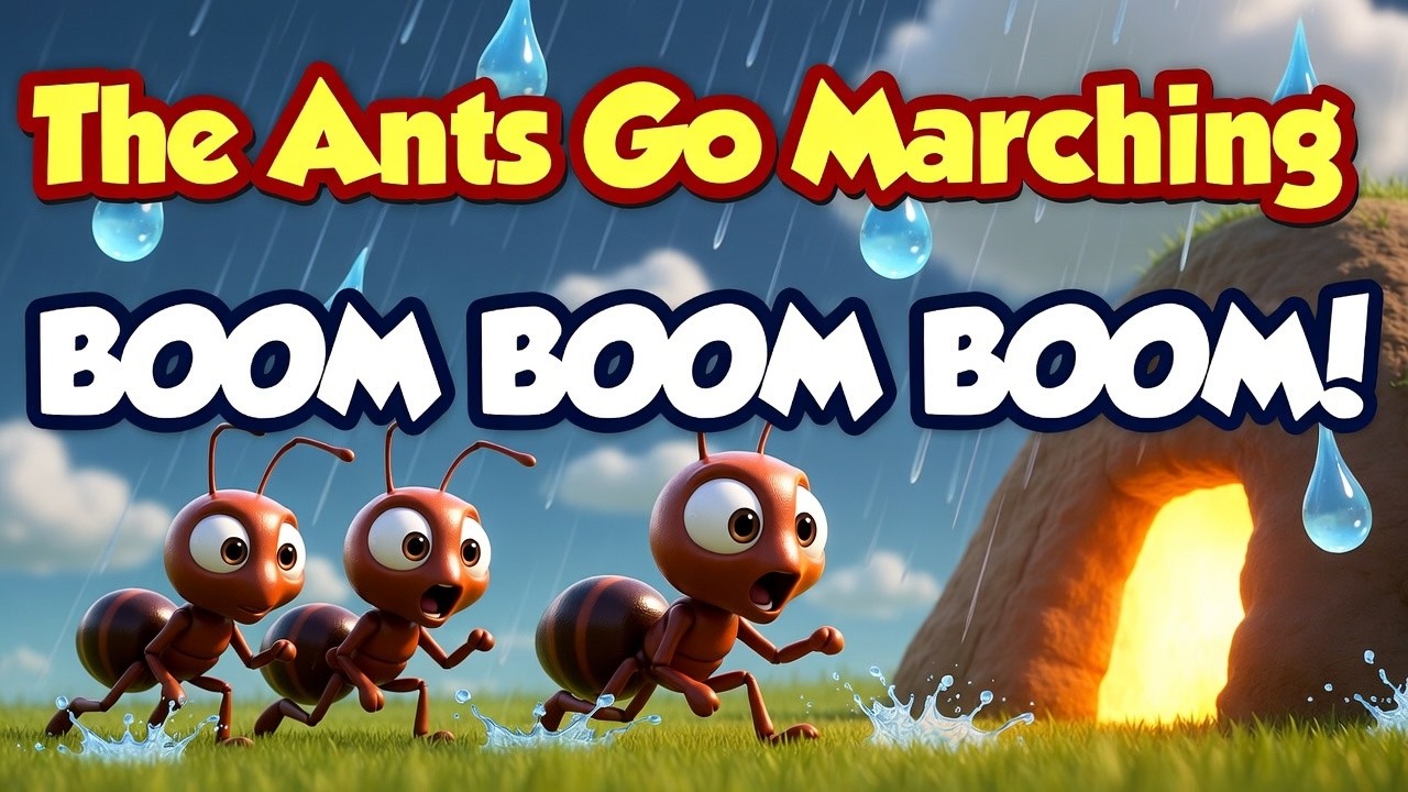 The Ants Go Marching 🐜 | Boom Boom Boom! | Kids Nursery Rhymes & Baby Songs