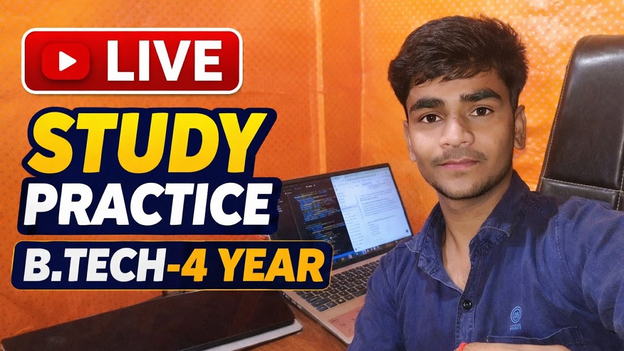 Study With Me LIVE 📚💻 | Coding + Placement Prep | 4th Year Struggle #livecoding #viral