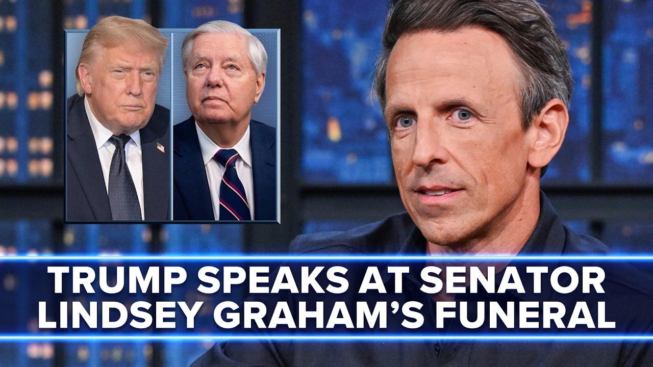 Trump Speaks at Senator Lindsey Graham&rsquo;s Funeral