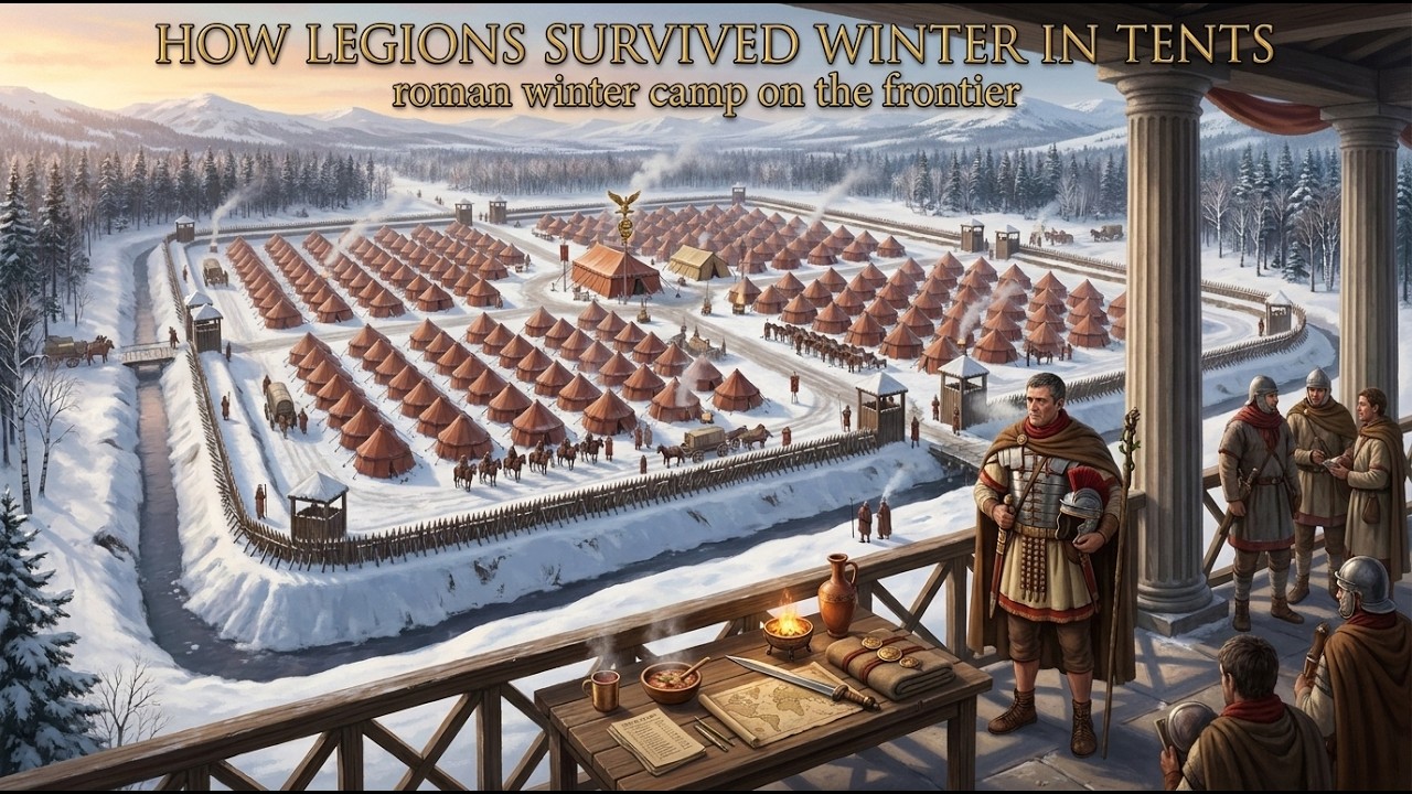 How Roman Legions Survived Brutal Winters in Leather Tents (AI Reconstruction)