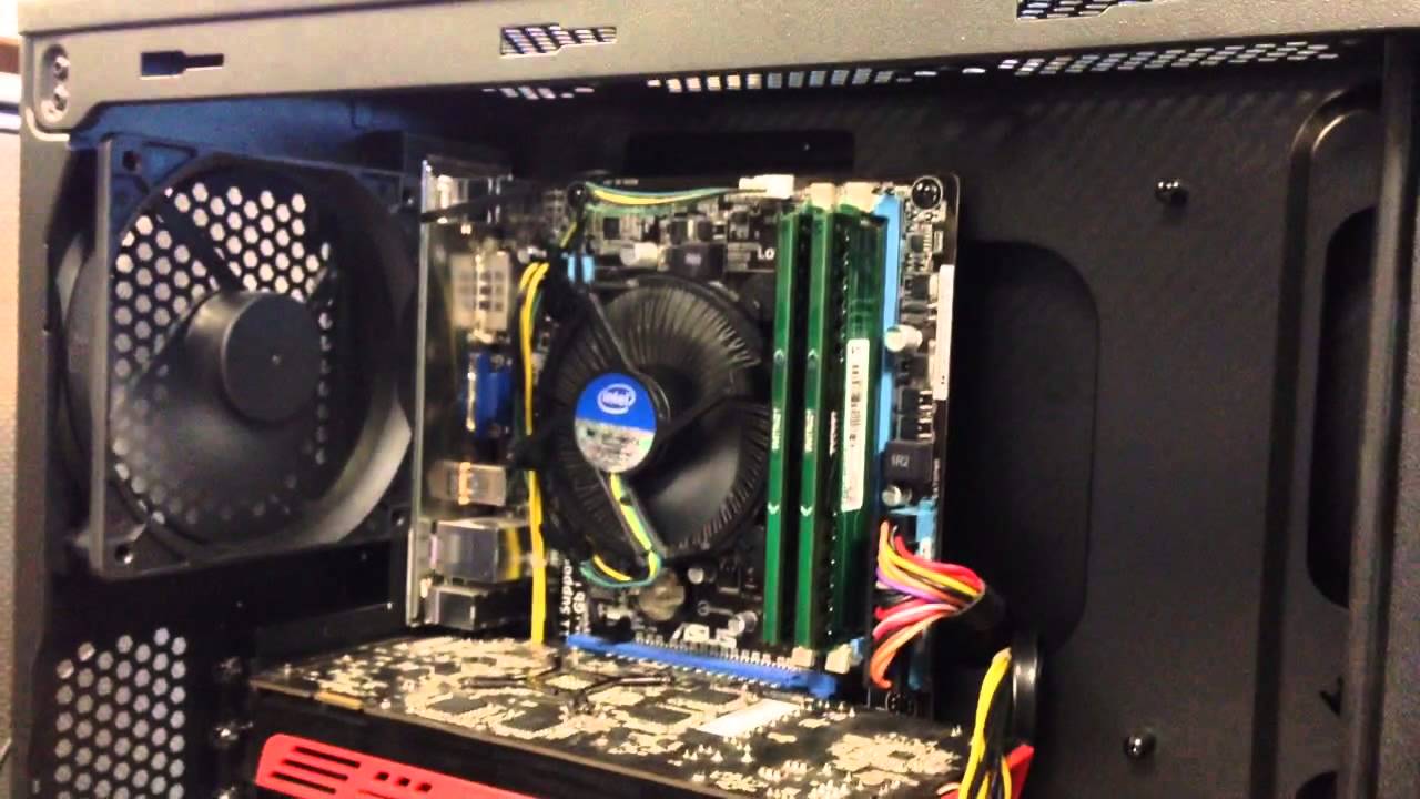 HTPC with g2120 & P8B75-M LX mobo corsair carbide 200R