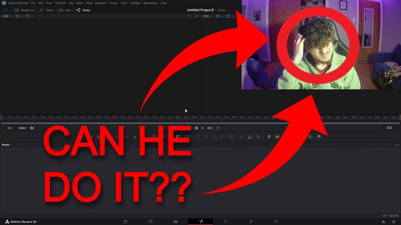 I Learned How to Use Blackmagic Fusion to Edit **VERY DIFFICULT**