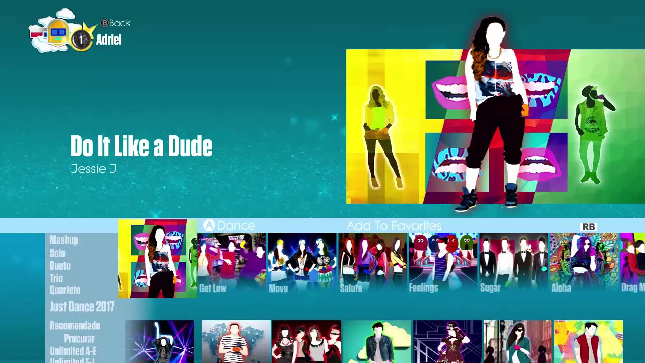 Just Dance 2017 | Song List Menu 
