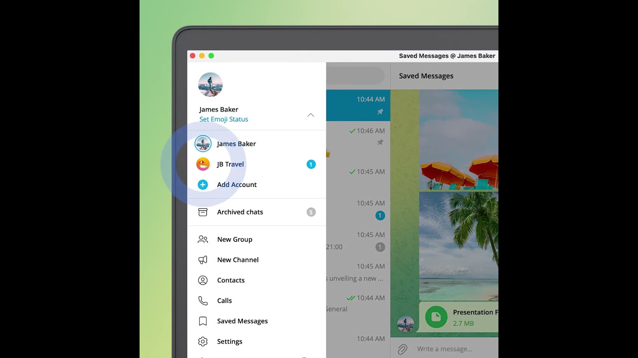 How to Login and Switch Between Multiple Accounts on Telegram  #telegram