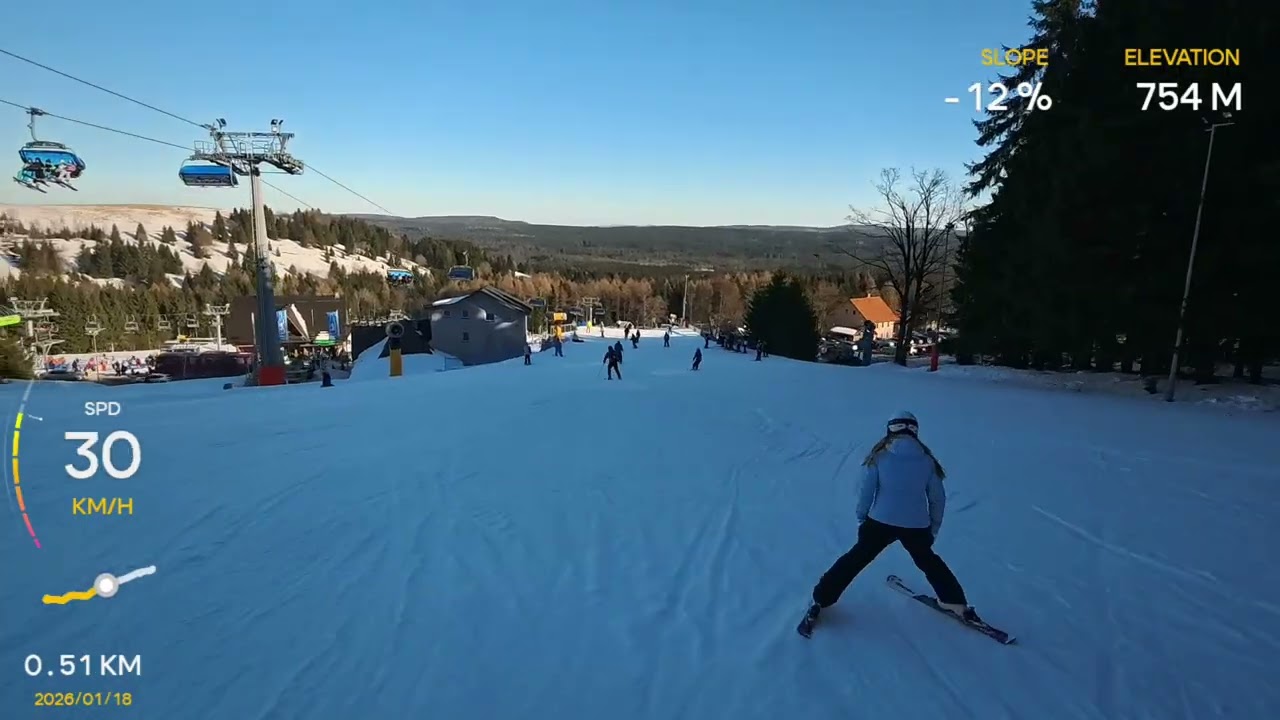 Zieleniec trasa 1 - Insta360 Ace Pro 2 - 2026.01.18 GPS