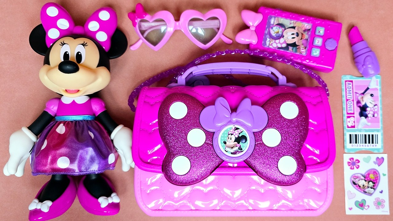 Disney Minnie Mouse Bowfabulous Bag Set Satisfying with Unboxing Compilation Toys ASMR #1058