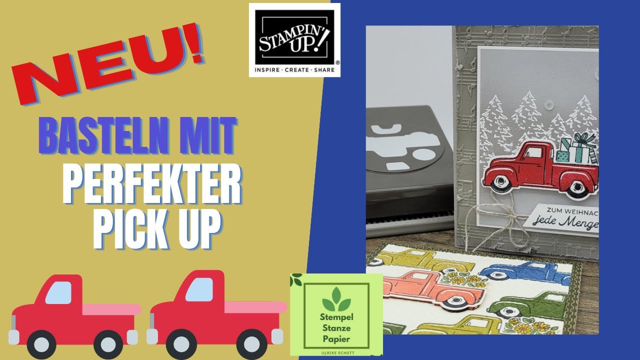 Brandneu: Perfekter Pick Up bei Stampin'Up! So süß - so vielseitig! Erstes, spontanes Basteln!
