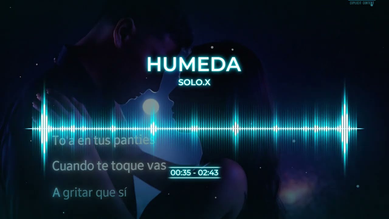 SOLO.X - HUMEDA (Visualizer Oficial) 🔥 | YouTube Exclusive | Reggaeton Sensual 2026