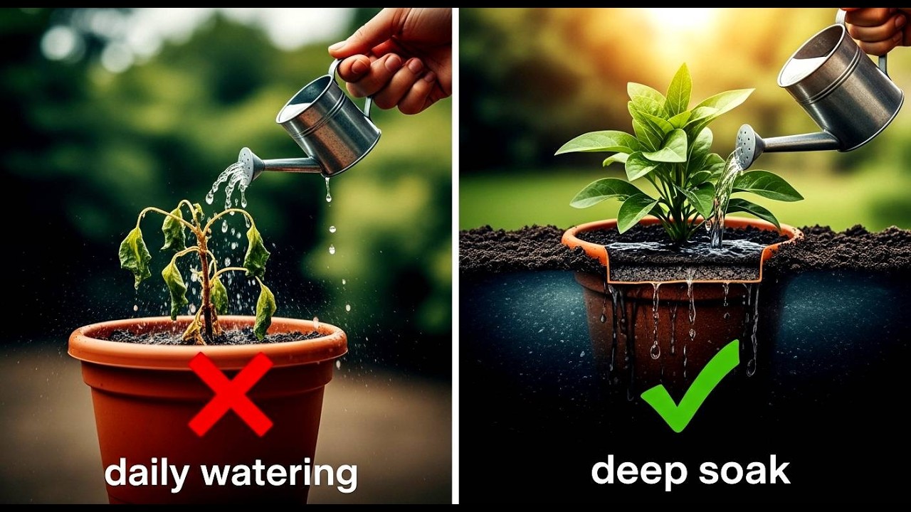 Never Water Daily Again! This Deep-Soak Method Keeps Soil Moist for 7 Days