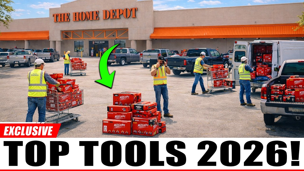9 самых популярных инструментов Home Depot в 2026 году, которые рекомендуют миллионы профессионалов!