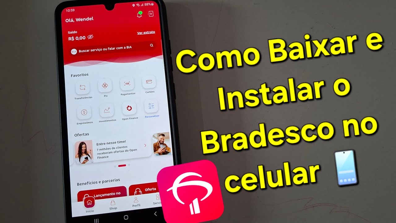 COMO BAIXAR E INSTALAR O BRADESCO NO CELULAR