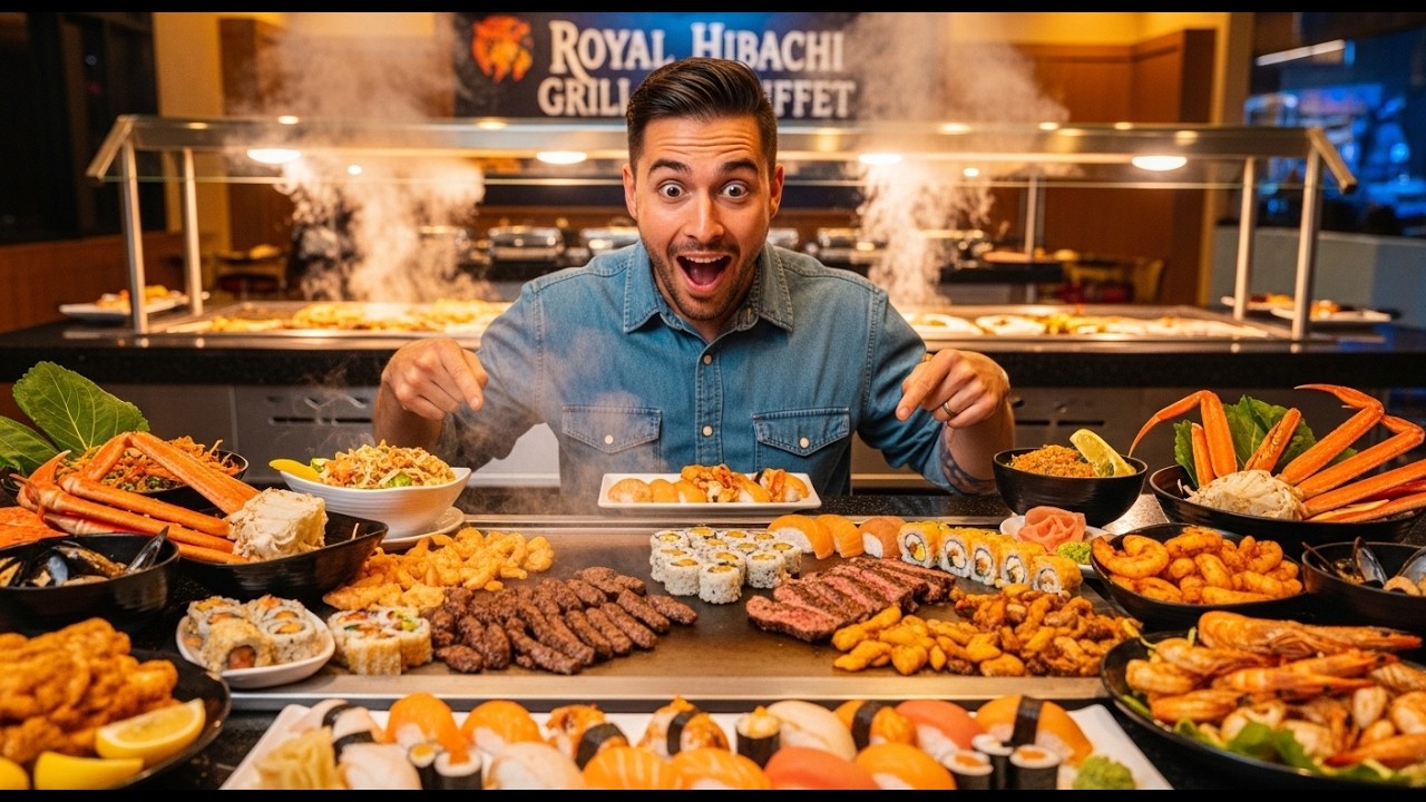NJ’s Royal Hibachi Grill & Buffet – Seafood, Sushi & MORE! | New Jersey Buffet Tour