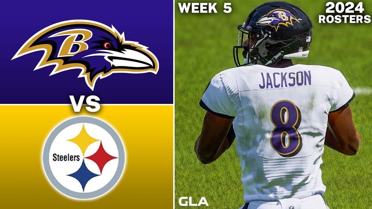 Ravens vs. Steelers Simulation | Week 5 | Madden 24 Rosters PS5