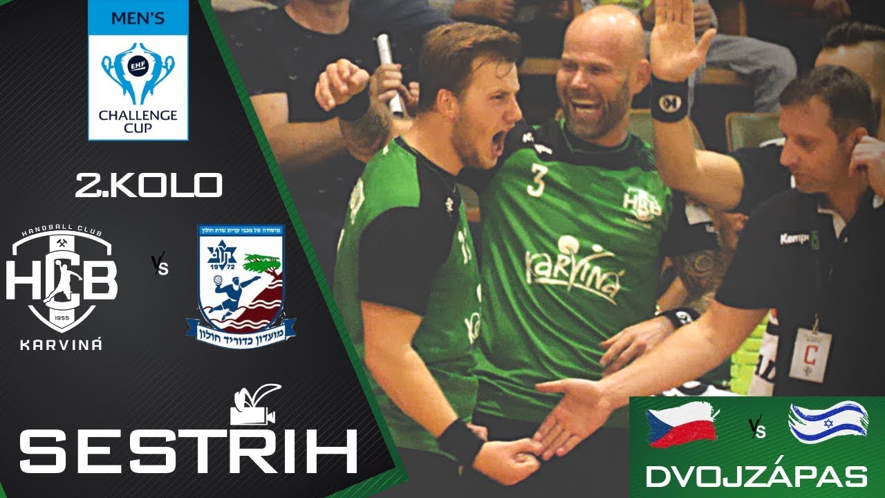 SESTŘIH: HCB KARVINÁ - HC HOLON YUVALIM | DVOJZÁPAS EHF CHALLENGE CUPU (2.KOLO)