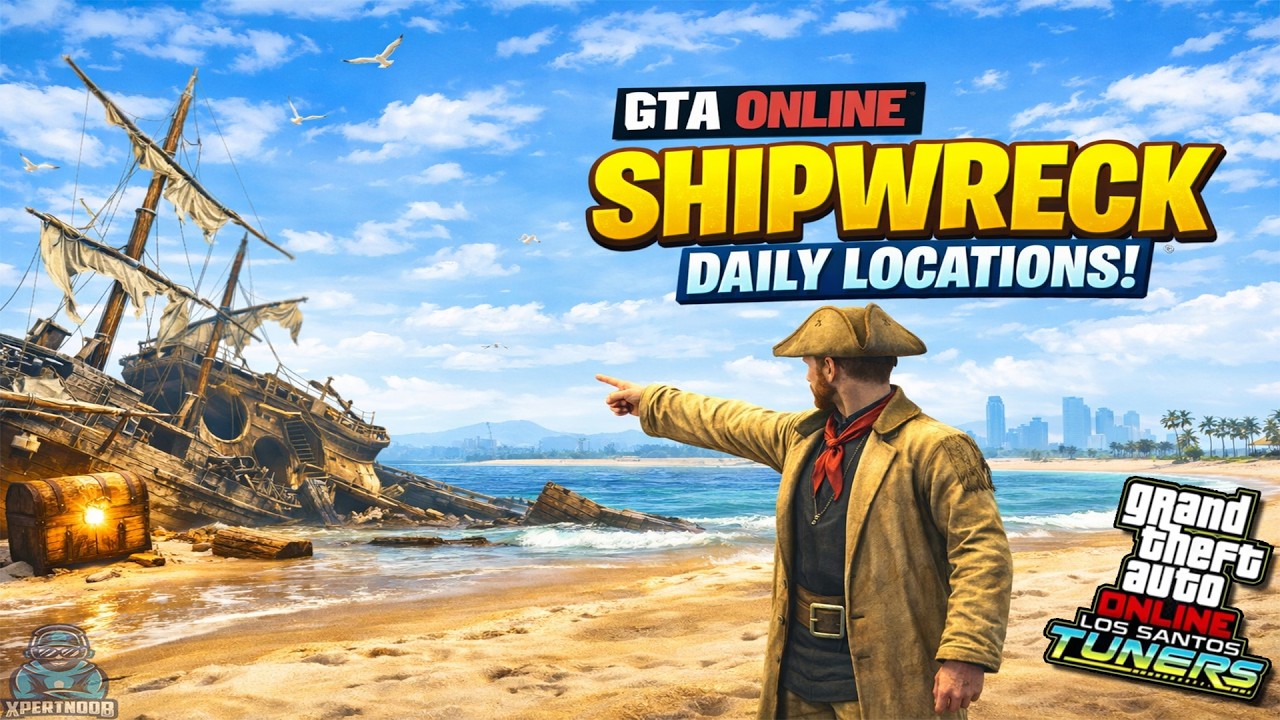 Shipwreck Location For March 7th 2026 | GTA Online | Los Santos Tuners DLC