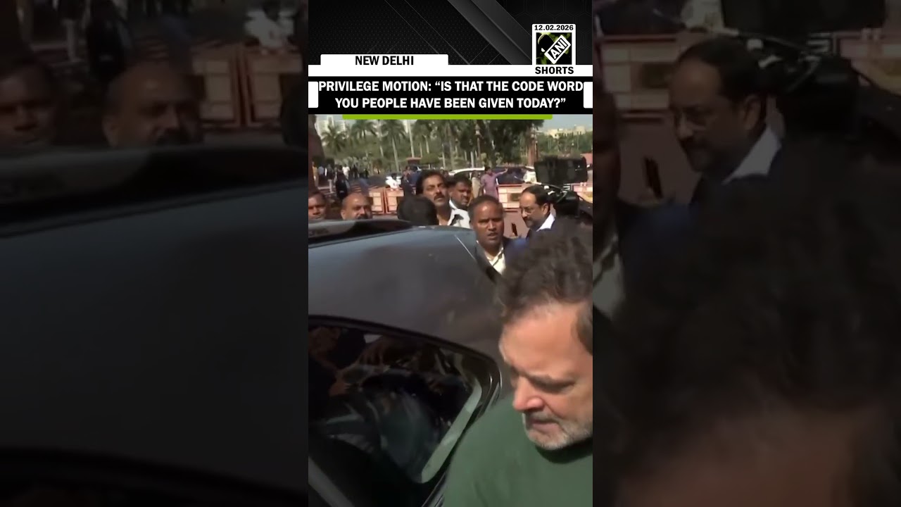 &ldquo;Is that the code word...&rdquo; LS LoP Rahul Gandhi questions media on privilege motion