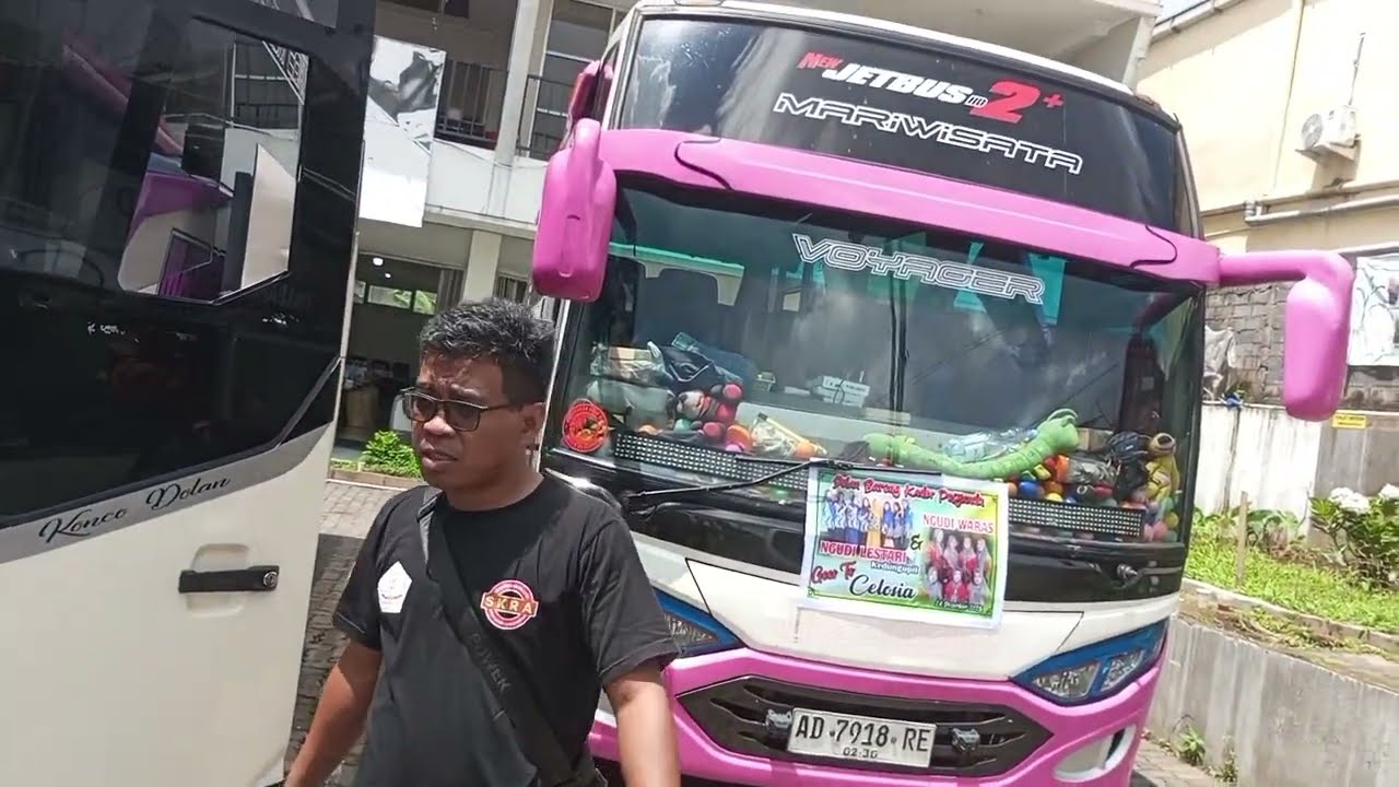 Hunting bus Terminal wisata Gedong Songo situasi