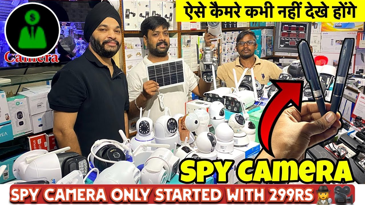 Cheapest Spy Cameras in Delhi! Hidden Camera Wholesale Market | CCTV Wholesale Prices Revealed!
