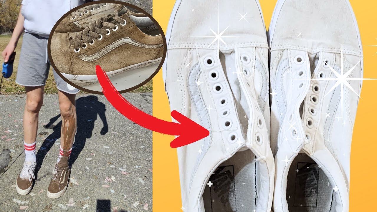 You WON'T Believe 😳 What Cleaned These Shoes White Again