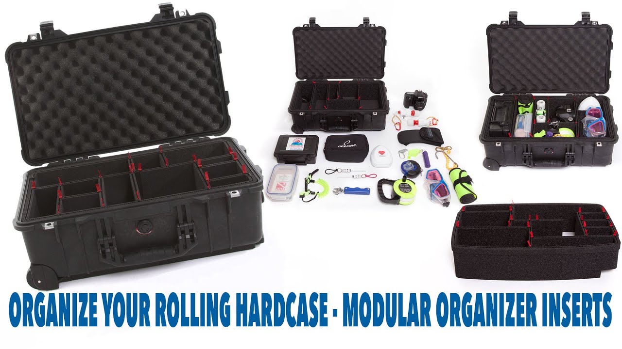 Organize Your Pelican Hardcases TrekPak Modular Organizer Inserts