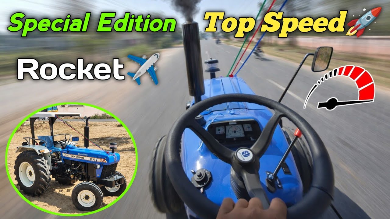 New Holland 3630 Special Edition 🚀 Rocket ✈️ Top Speed All Gear Speed Test 💯 Part 2