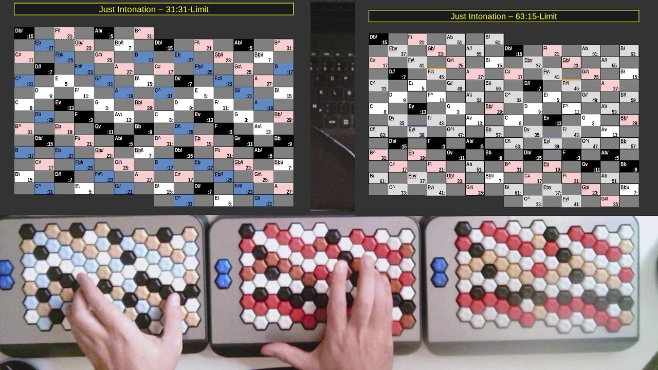 Fabio Costa: Improvisation, Just-Intonation, 23:15-limit, Generalized Keyboards