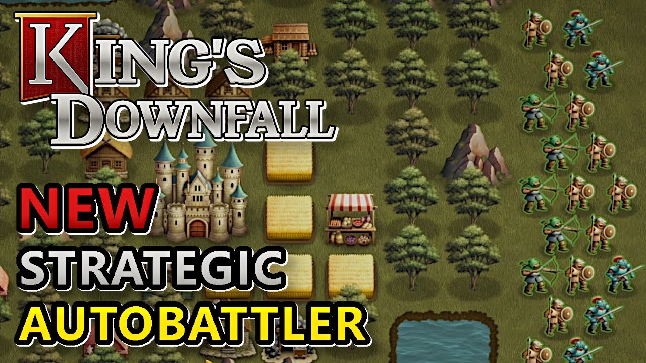 A NEW Strategic Base Building Autobattler! | King’s Downfall