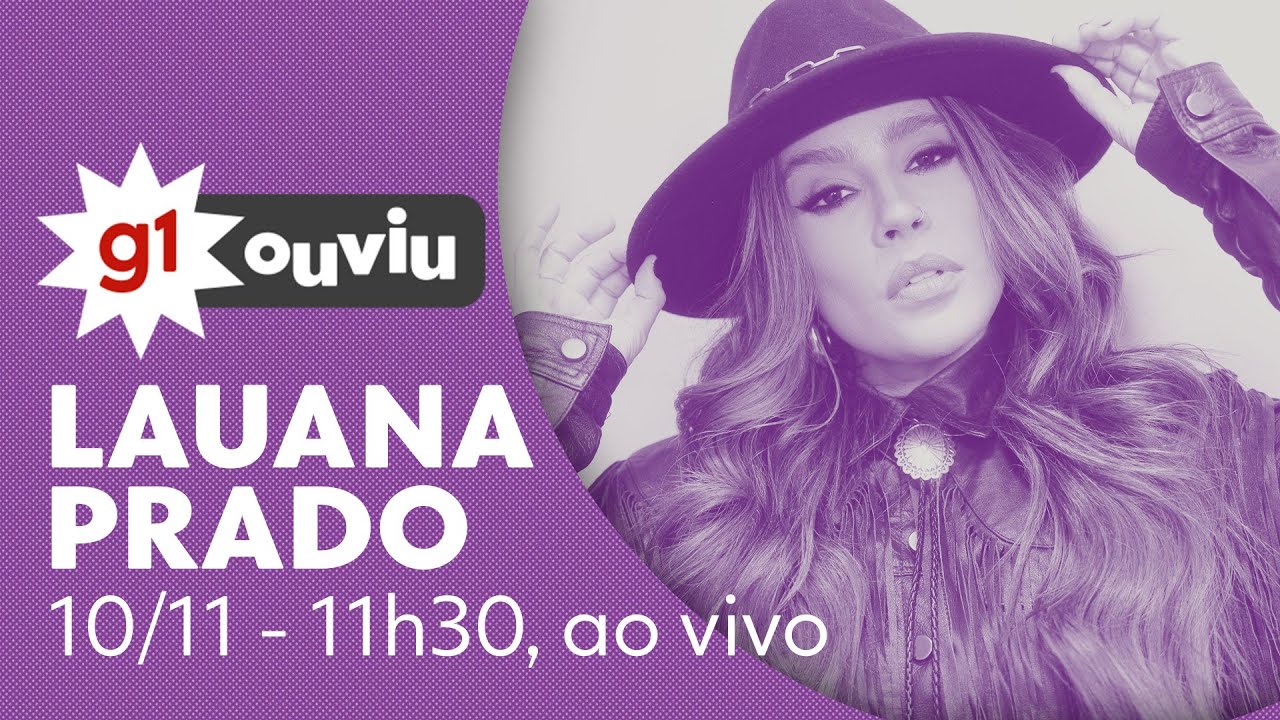 #LauanaPrado é entrevistada no #g1ouviu desta sexta-feira