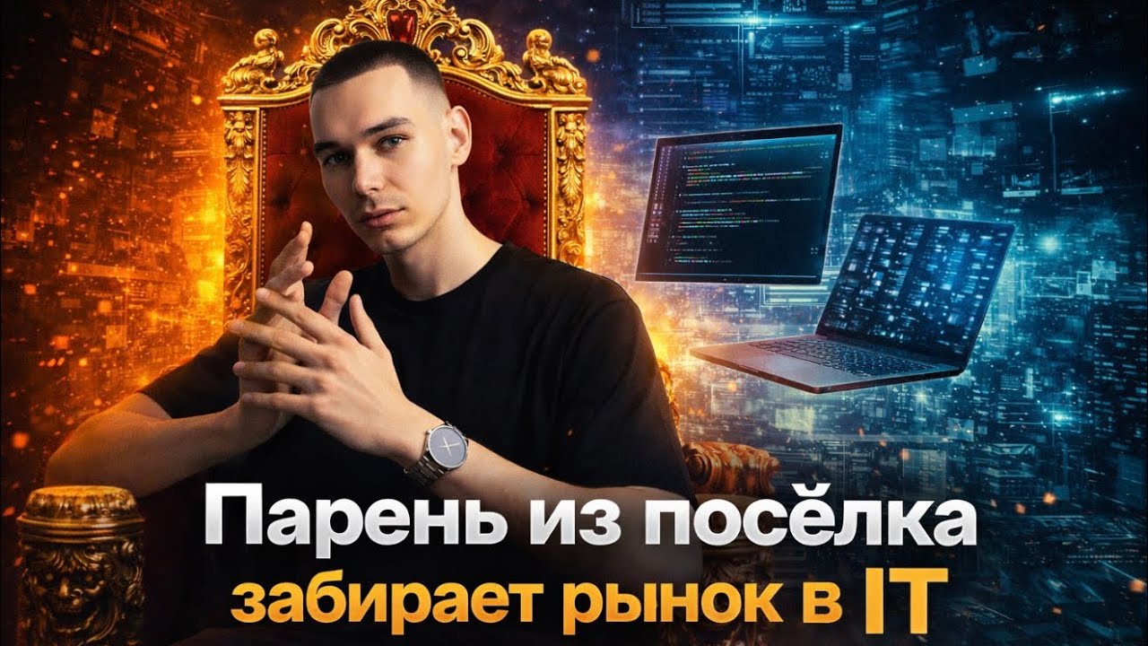 Парень из посёлка ЗАБИРАЕТ РЫНОК В  IT